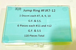 New Assortment of GF/SS JUMP RINGS for Jewelry Repair #FJR7-12 (DIY) - Picture 1 of 2