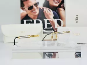 Fred Rimless Doppia Lunghezza Bicolore Oro Piantato Ref. FG50047 100% Cornici originali - Foto 1 di 9