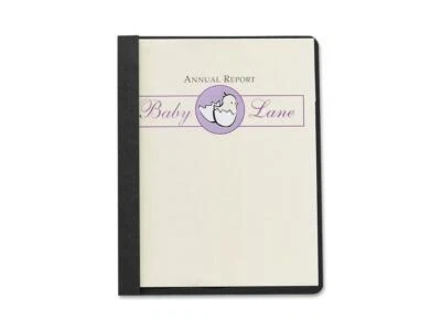 Business Source Report Cover Clear Front Ltr 1/2"/100 Sht Cap 25/BX BK 78520 - Image 1 of 3