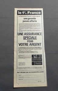 PUB PUBLICITE ANCIENNE ADVERT CLIPPING 040617 LE PATRIMOINE FONCIER GARANTIE OFF - Imagen 1 de 1