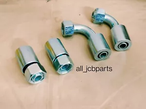 Terna jcb - 1/2" bsp donna strl & gomito attacco estremità con anello, confezione da 4 pz - Foto 1 di 2
