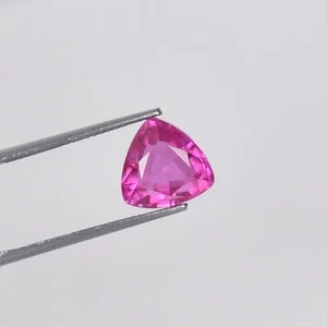 5,40 ct. Ceylon Rosa Saphir Trillion Schliff Lose Edelsteine Feinste VVS1 - Bild 1 von 4