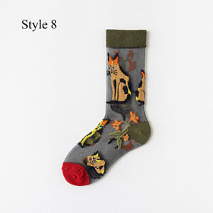 Silk Socks Ultra-thin Floral Transparent Stockings Breathable Women Socks Mesh/