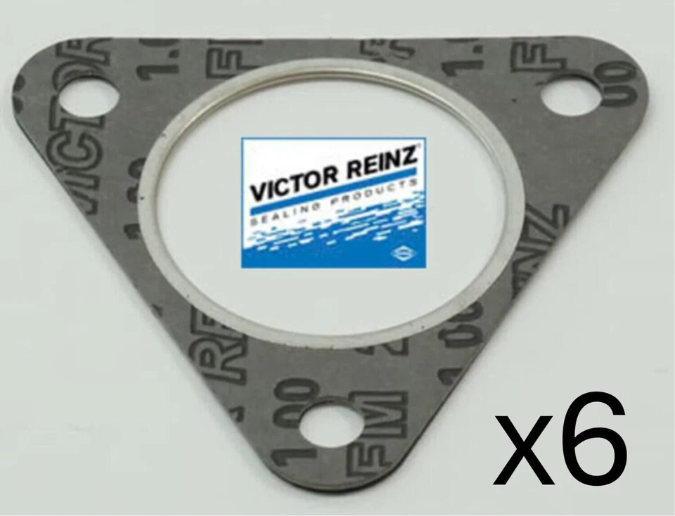 Комплект из 6 прокладок выпускного коллектора - от коллектора до цилиндра для BMW 2001-2006 - V.R. - Изображение 1 из 4