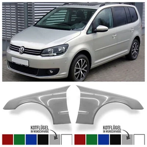 Für VW Touran 2010-2015 KOTFLÜGEL RECHTS ODER LINKS VORNE LACKIERT WUNSCHFARBE - Bild 1 von 1
