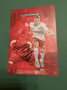 RB Leipzig , L. Klostermann , Autogrammkarte, Fussball - Bild 1 von 1