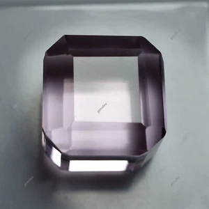 Bellissima pietra preziosa sciolta taglio cubo zaffiro rosa creata in laboratorio 51,46 ct CERTIFICATA - Foto 1 di 11