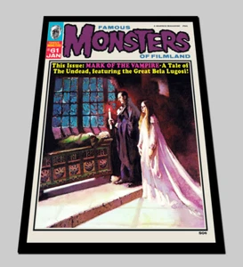 FAMOUS MONSTERS OF FILMLAND #61-Warren Magazine Cover 1970-18” X 24” Poster - Bild 1 von 1