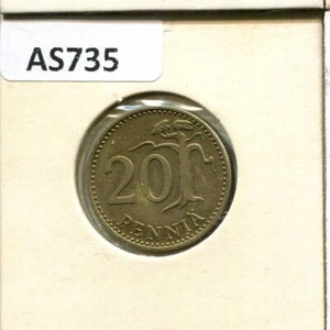 20 PENNYA 1976 FINLAND Coin #AS735U - Picture 1 of 3