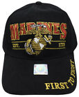 MARINE USMC Marines First to Fight Ball Cap (OFFICIALLY LICENSED)