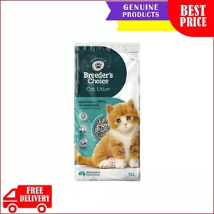Breeder's Choice Cat Litter 99% Recycled & Non-Toxic Paper 15 Littre - Picture 1 of 2