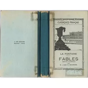 FABLES de LA FONTAINE par l'Abbé O. MEURISSE + d'Autres Fabulistes Français 1963 - Imagen 1 de 1