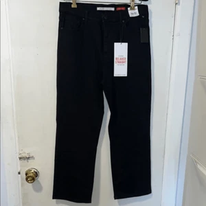 CELEBRITY PINK The Retro Black High Rise Relaxed Straight Jeans - 31/13 Neu mit Etikett! - Bild 1 von 11