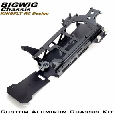 Custom Aluminum Chassis Frame Kit for Tamiya BIGWIG RC Buggy Chassis - Image 1 of 4