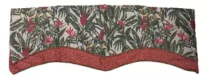 Asta di bordo corda doppia capesante tropicale rossa tasca 52 x 18 - Foto 1 di 5