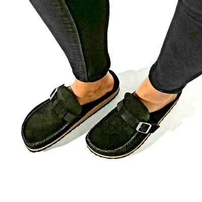 BIRKENSTOCK Buckley ESTRECHOS Zuecos Mules Mocasín Slide Zapatos de Cuero ELIGE COLOR Foto 1 de 4