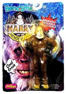 HARRY AND THE HENDERSONS Harry Bendable 6 1/2" JustToys 1991, NEW Old Stock - Picture 1 of 2