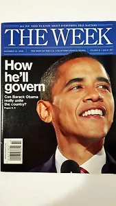 THE WEEK MAGAZIN Barack Obama Wie er regieren wird 11 14 08 Sammlerausgabe GRATIS - Bild 1 von 8