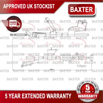 Fits Suzuki Swift 1.2 DDiS 1.3 1.5 Baxter Rear Right Hand Brake Cable — 第 1/2 张图片