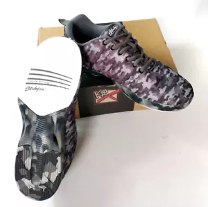 KR Strikeforce Men's 10 Bowling Shoes Aviator M-075 42.5 EU Grey Camo - Picture 1 of 10