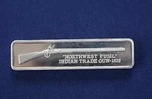 1976 Northwest Fusil Indian Trade Gun American Weapons Hall Fame Silver P0878 - Picture 1 of 2