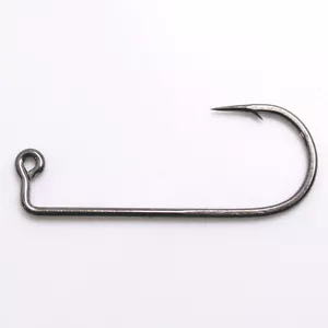 100 - Mustad 32833 Black Nickel 2X Strong Salmon Steelhead Jig Hooks for Molds - Picture 1 of 1