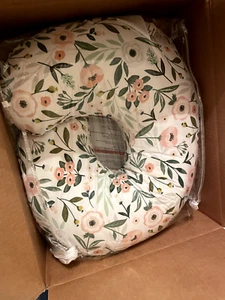 Boppy Original Feeding and Infant Support Pillow - Pink Garden (Brand New) - Picture 1 of 3