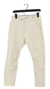 Zara Men's Jeans W 28 in Cream Cotton with Elastane Skinny - Picture 1 of 6