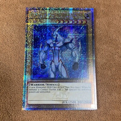 🔥 YUGIOH ELEMENTAL HERO NEOS 25th Anniversary QUARTER CENTURY RARE TN23-EN006 - Image 1 of 3