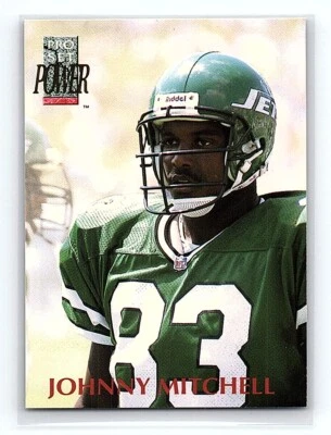 1992 Pro Set Power Rookie Johnny Mitchell Rookie New York Jets #324 - Image 1 of 2