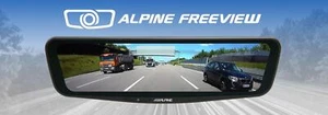 Espejo retrovisor digital Alpine DME-R1200 para autocaravana, autocaravana y autocaravana - Imagen 1 de 12