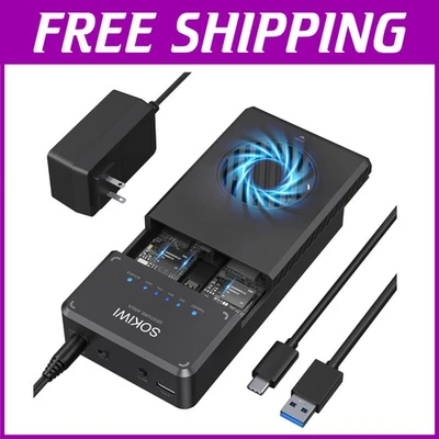 10Gbps NVMe M.2 Offline Clone Tool for SSD Duplication - Lightweight Design - Image 1 of 4