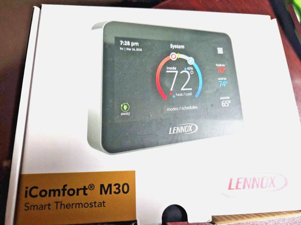 LENNOX ICOMFORT M30  Wi-Fi Touchscreen Smart Thermostat. - Image 1 of 1