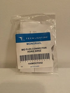 Tech Lighting Monorail MO FLEX.CONNECTOR HORIZ.BRNZ 700MOCFXHZ - Picture 1 of 2
