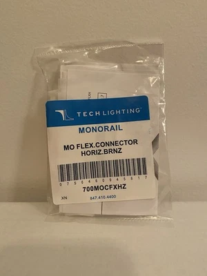Tech Lighting Monorail MO FLEX.CONNECTOR HORIZ.BRNZ 700MOCFXHZ - Image 1 of 2