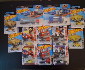 Hot Wheels TRANSFORMERS Optimus Prime - Custom Beetle - Bumblebee Lot - Picture 1 of 3