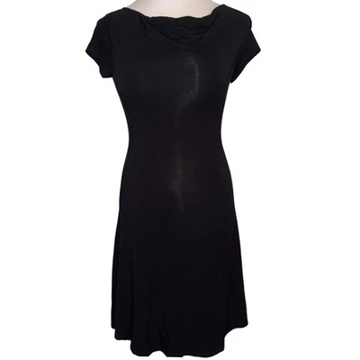 NWT See You Monday XS Black Little Black Dress Cap Sleeve Stretch Bodycon - Image 1 of 4