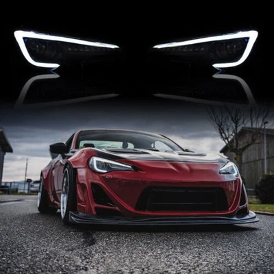 Faros VLAND LED DRL para Toyota 86 Scion FR-S Subaru BRZ conjunto secuencial Foto 1 de 4