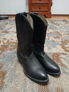 Botas de cuero Durango negras para hombre diseño estilo occidental talla 9,5 O - Imagen 1 de 6