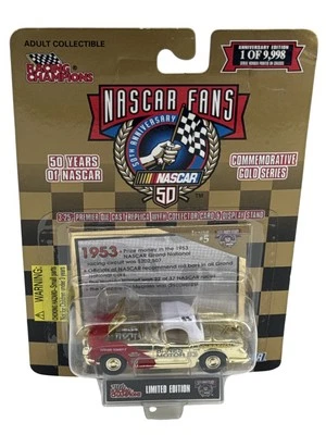 De colección NASCAR Fans Sombrero Gorra Snap Back Para Hombres Dorado Rojo NASCAR Racing Champions Años 90 Foto 1 de 4