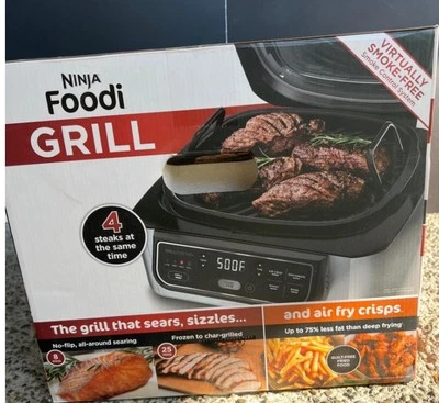 Ninja Foodi 5-in-1 AG301/302 4qt & 6qt  Grill Air Fry Roast Bake Dehydrate 1760W - Image 1 of 4