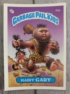 Garbage Pail Kids OS2 GPK 2nd Series Hairy Gary Card 55a Glossy - Picture 1 of 2