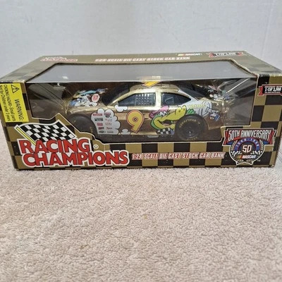 Lake Speed #9 Gold Cartoon Network Ford Taurus 1998 Nascar 50th 1/24 DieCast  - Image 1 of 4