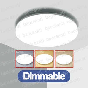 LED Deckenleuchte Deckenlampe Schlafzimmer Bad Wohnzimmer Küche Flur lampe IP44 - Foto 1 di 12