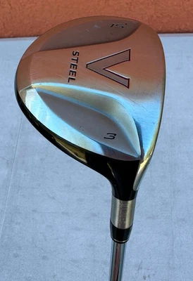 Taylormade V-Steel Fairway 3 Wood 15*. Steel Dynamic Gold Lite. Stiff flex. RH - Image 1 of 4
