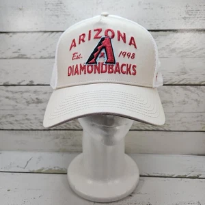 Fanatics Arizona Diamondbacks D-Backs Hat Trucker Snapback Tan White Cap Canvas - Picture 1 of 12