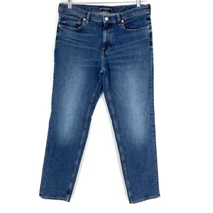 Jean Everlane Uniform The Relaxed Calce Recto Para Hombre 33x32 Azul - Imagen 1 de 5