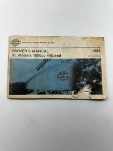 Harley-Davidson 1983 XL Models 1000cc Owners Manual 99466-83 - Bild 1 von 4
