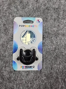 PopSockets Popmount 2 Multi Surface Phone Mount Clip Holder PopSockets Black - Picture 1 of 2
