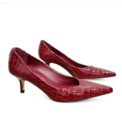Tamara Mellon Red Croc Leather  Pump Size 6 - Image 1 of 4